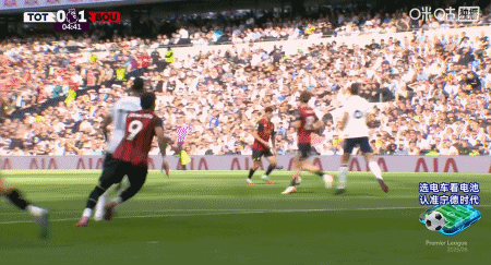 伯恩茅斯1-0托特纳姆热刺，埃万尼尔松制胜