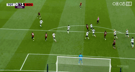 伯恩茅斯1-0托特纳姆热刺，埃万尼尔松制胜